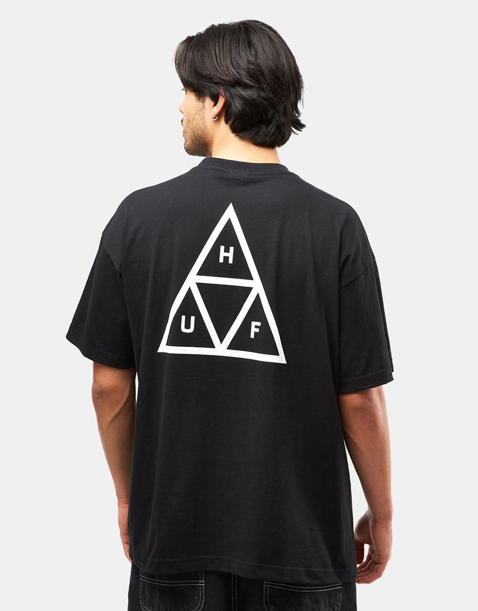 HUF Set Triple Triangle T-Shirt Black – Route One