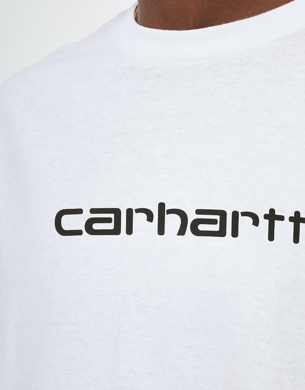 Carhartt WIP S/S Script T-Shirt - White/Black