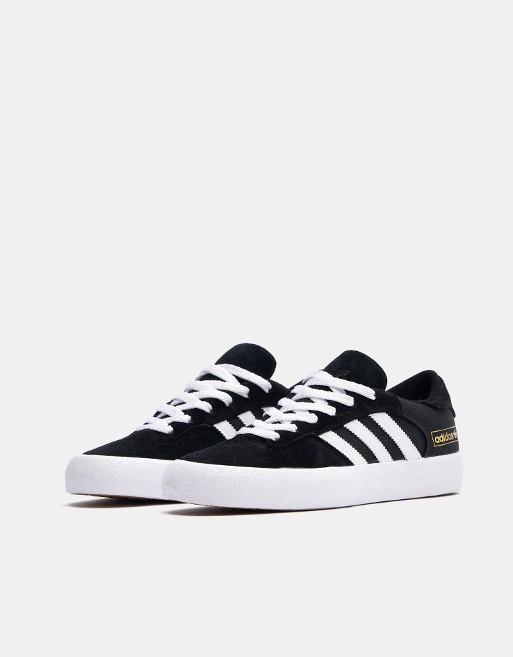 adidas Matchbreak Super Skate Shoes - Core Black/White/Gold Metallic   Route One