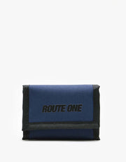 Route One Athletic Tri-Fold Wallet - Navy