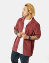 Route One Cord Pool Shirt - Dusty Pink