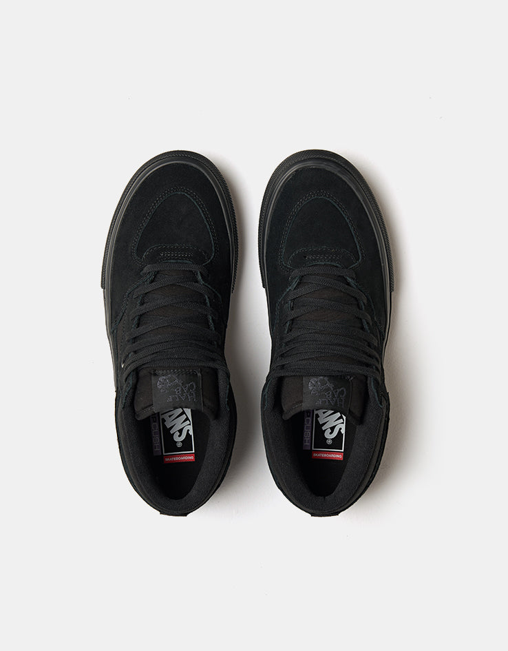 VANS HALF CAB ブラック ハイカットスニーカー Vans Skate Half Cab Shoes - Black/Black – Route One