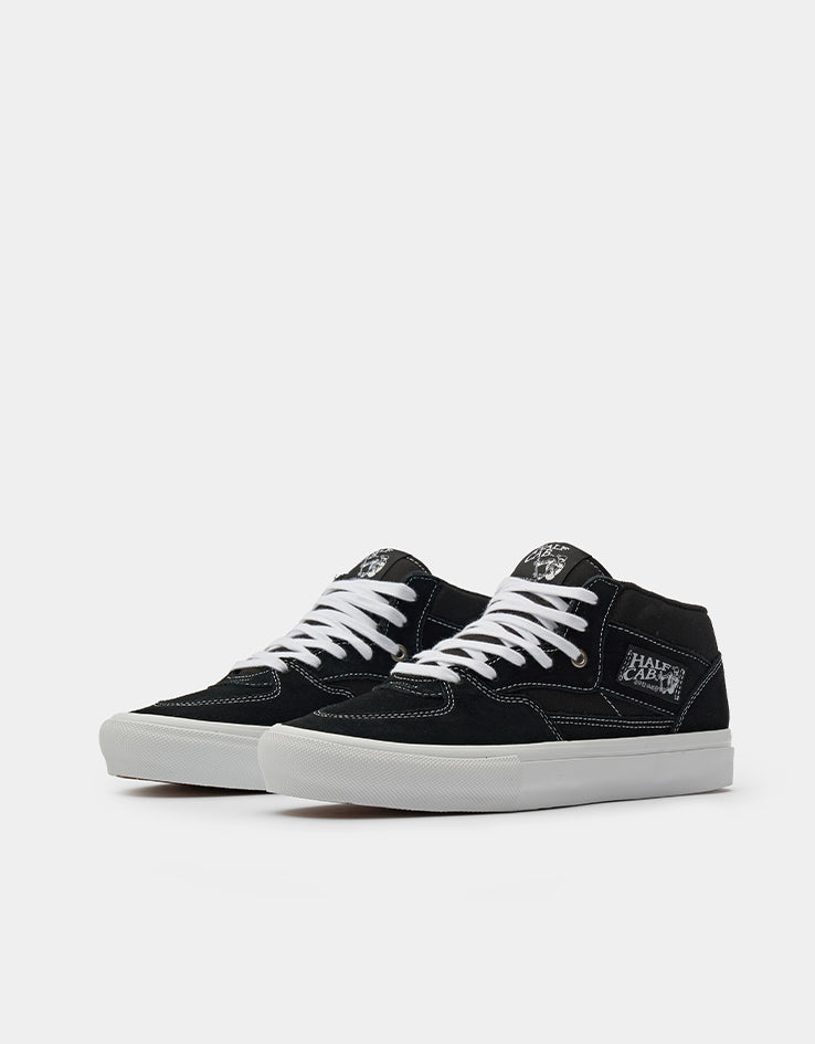 Vans Skate Half Cab Shoes - Black/White – Route One