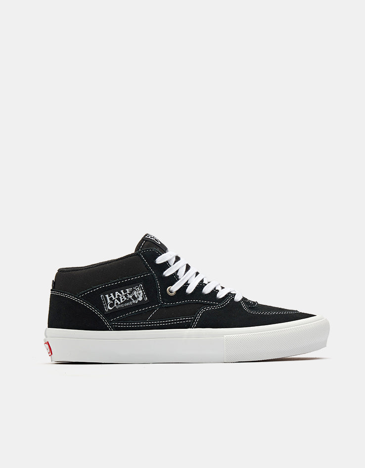 Vans Skate Half Cab Shoes - Black/White – Route One