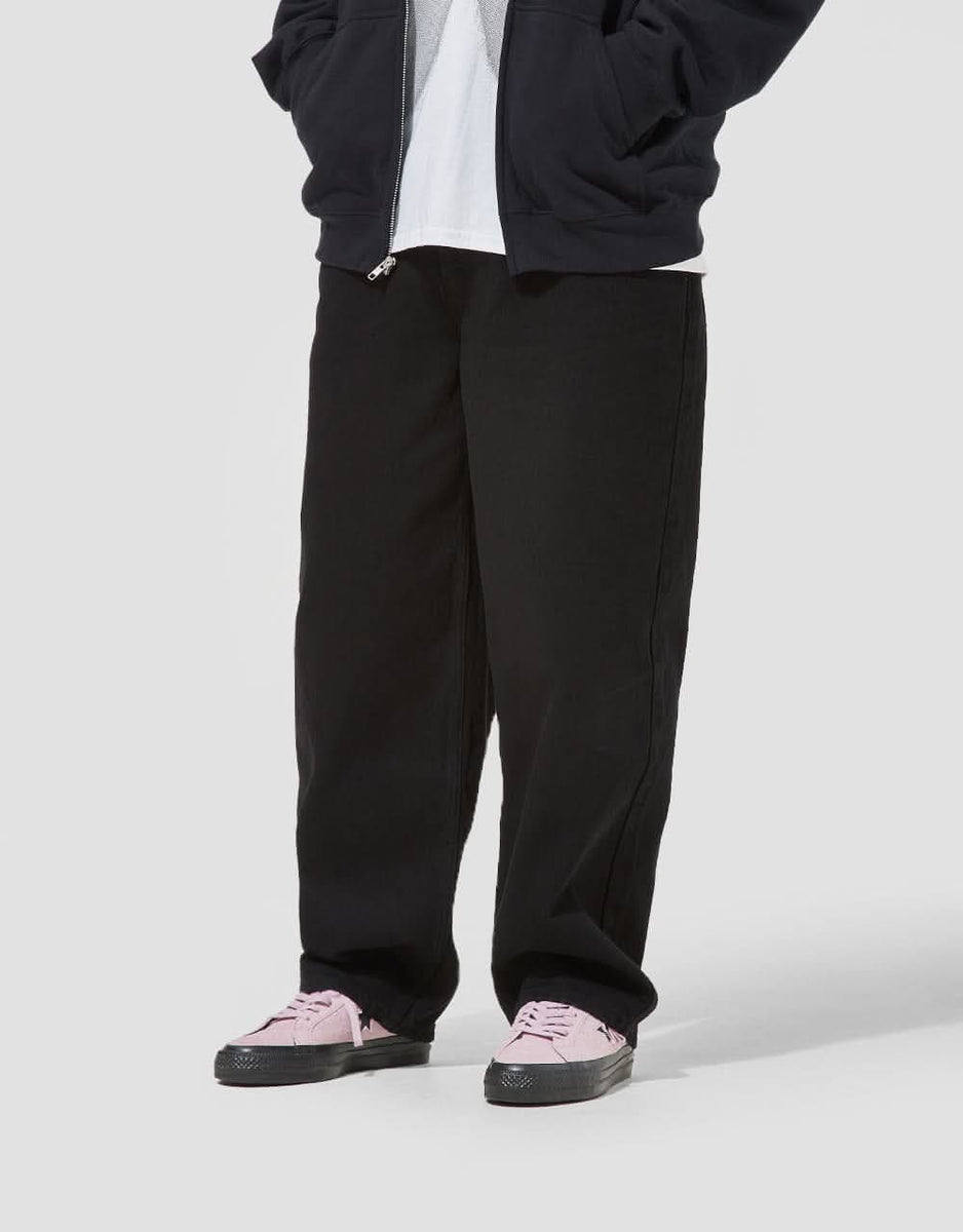 BLACK- ファッション Noremid RIGIT SUPER BAGGY DENIM Black