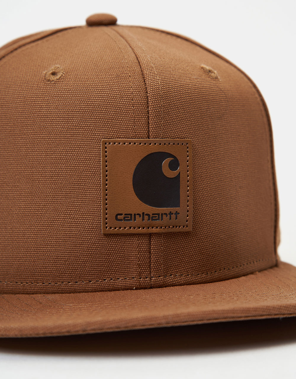 Carhartt WIP Logo Snapback Cap - Hamilton Brown