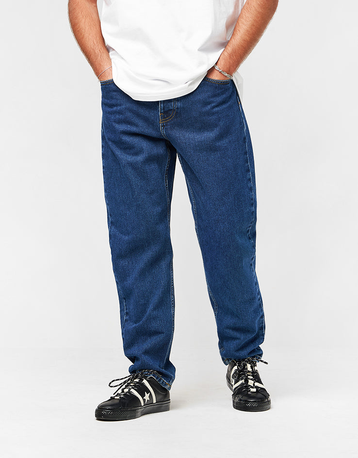 Carhartt WIP Newel Pant - Blue (Stone Washed) | Route One