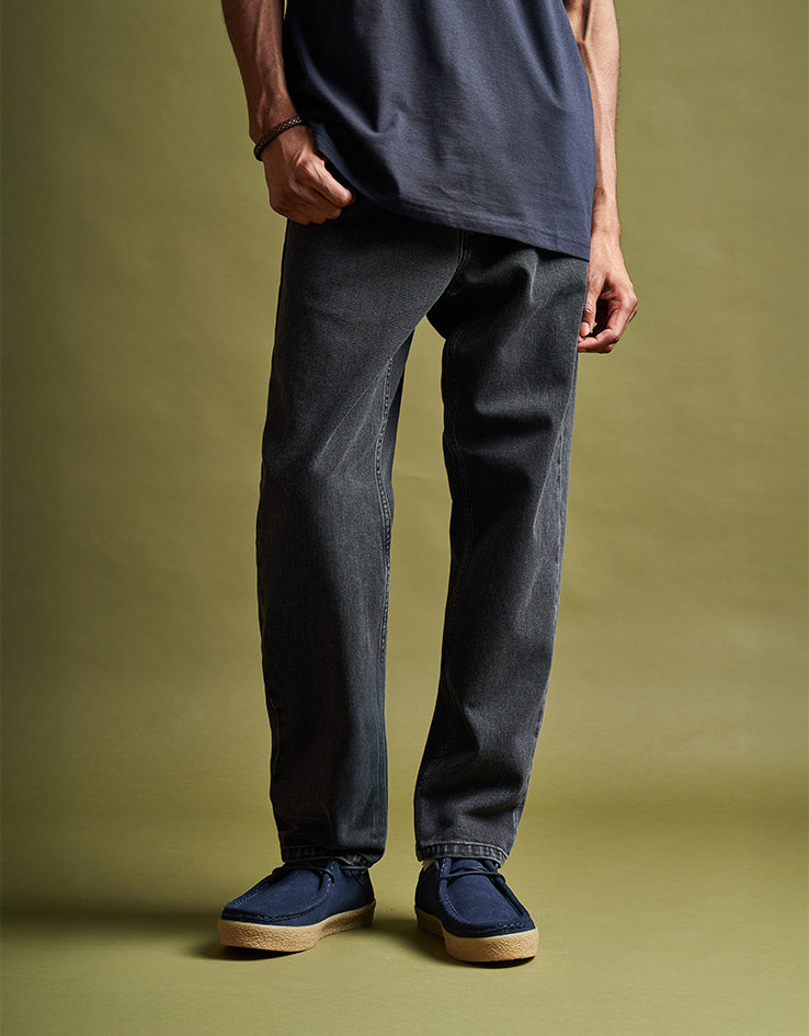 Carhartt WIP Newel Pant - Black (Stone Washed) | Route One