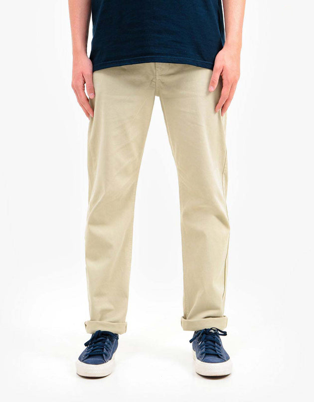 Route One Premium Relaxed Fit Chinos - Khaki