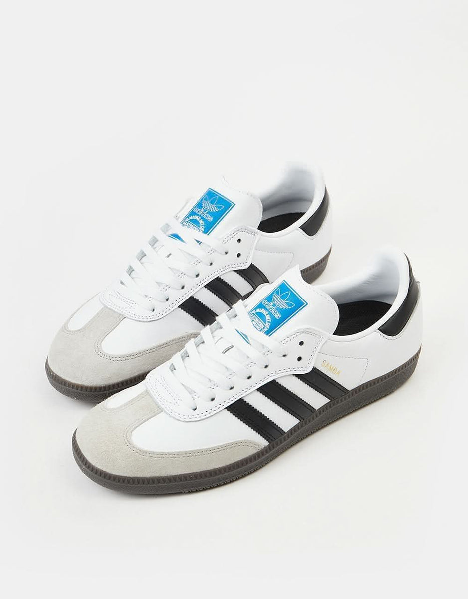 adidas gazelle silver green womens Adidas Samba OG Sporty and Rich Cream Blue UK 6 | Adidas
