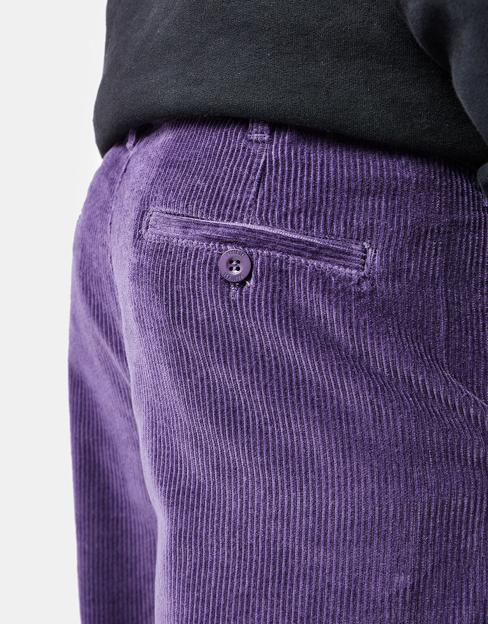 Route One Relaxed Fit Big Wale Cords - Moderate Purple