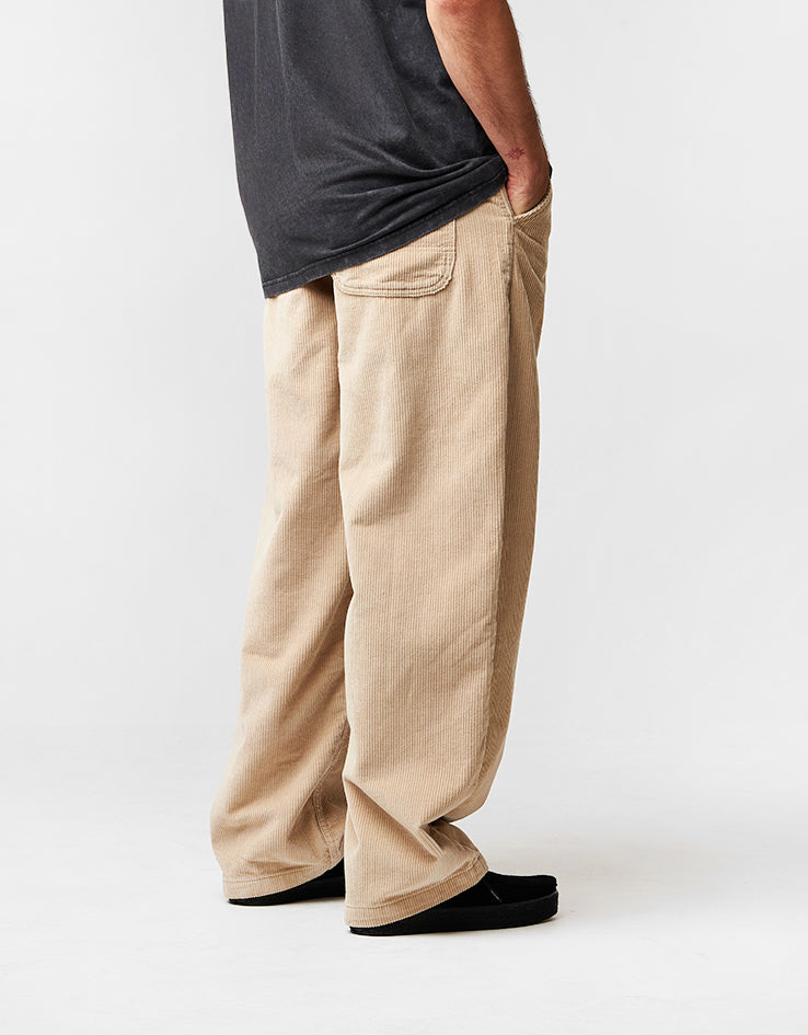 Route One Super Baggy Big Wale Cords - Stone