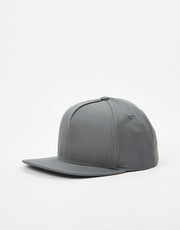 Route One Snapback Cap - Charcoal