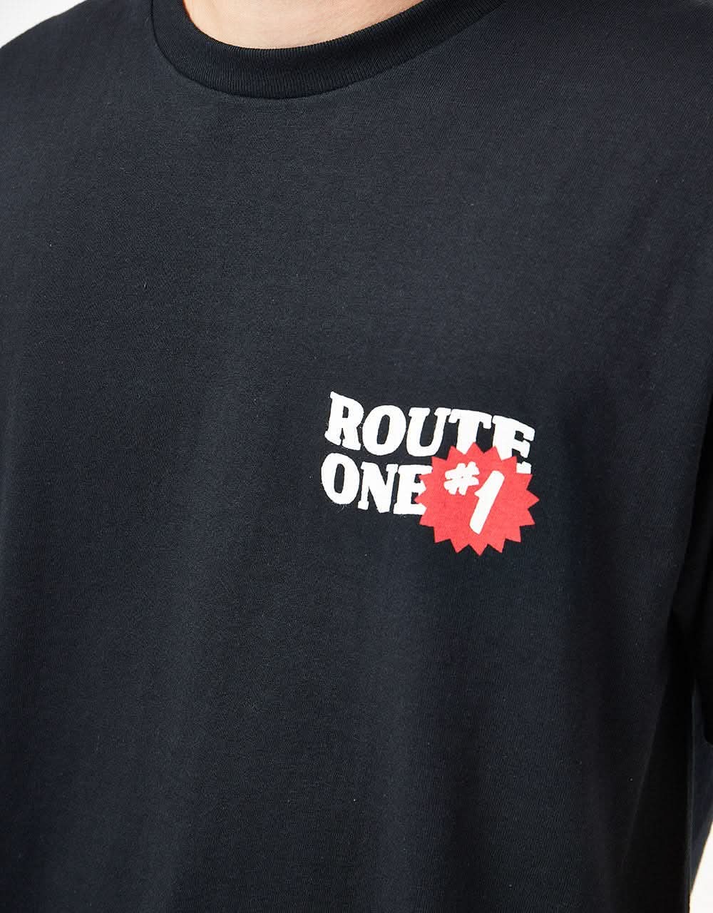 Route One The Real Deal T-Shirt - Black