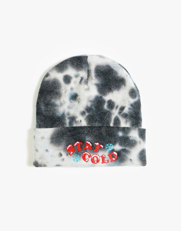 Route One Stay Cold Beanie - Black Tie Dye