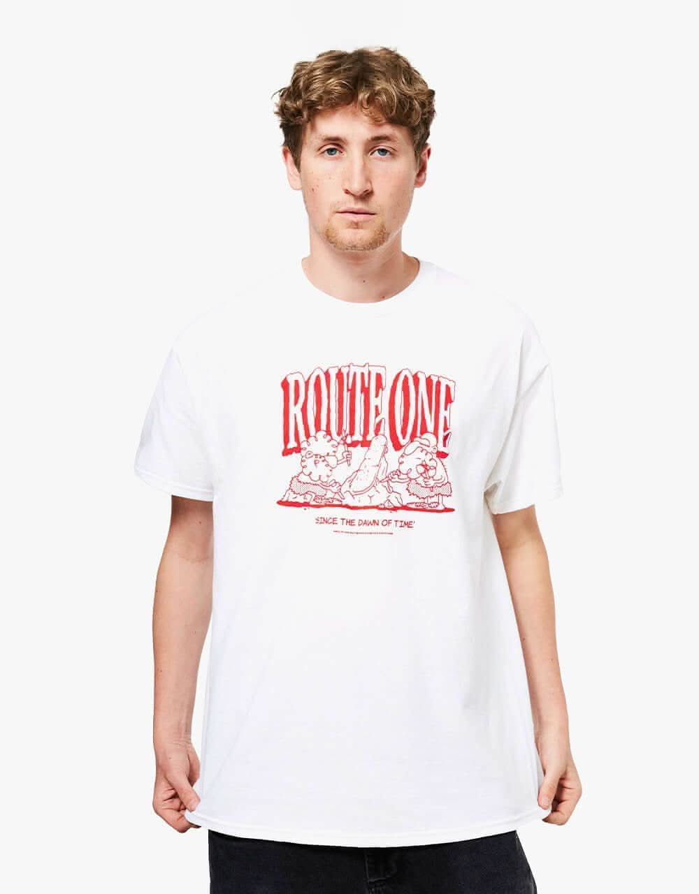 Route One Dawn Of Time T-Shirt - White