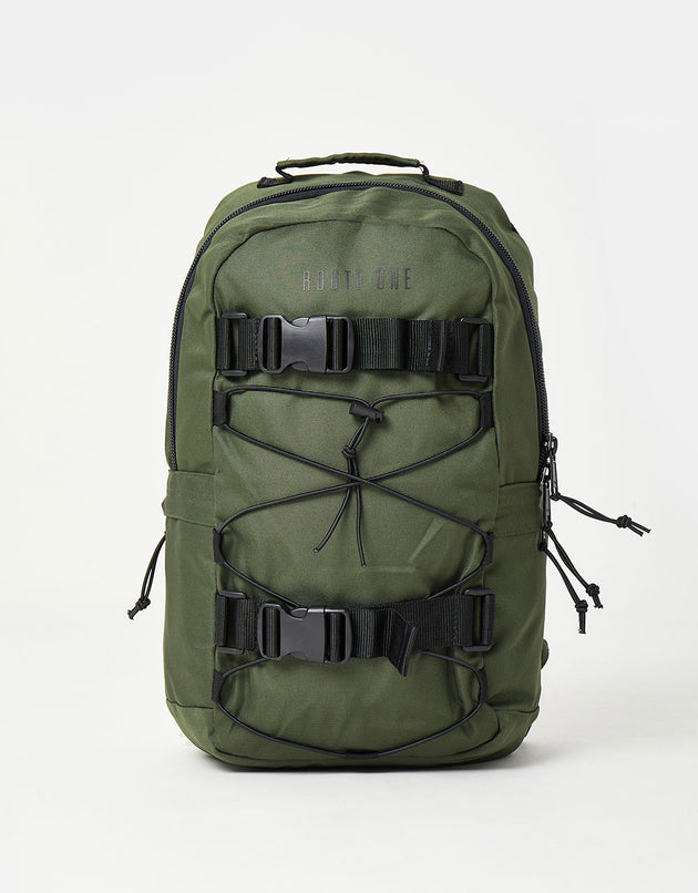 Route One Recycled Field Skatepack - Olive