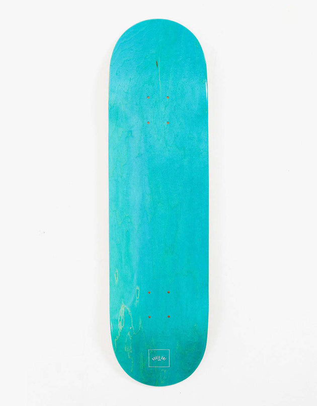 Route One Mini Logo 'OG Shape' Skateboard Deck - Turquoise/White