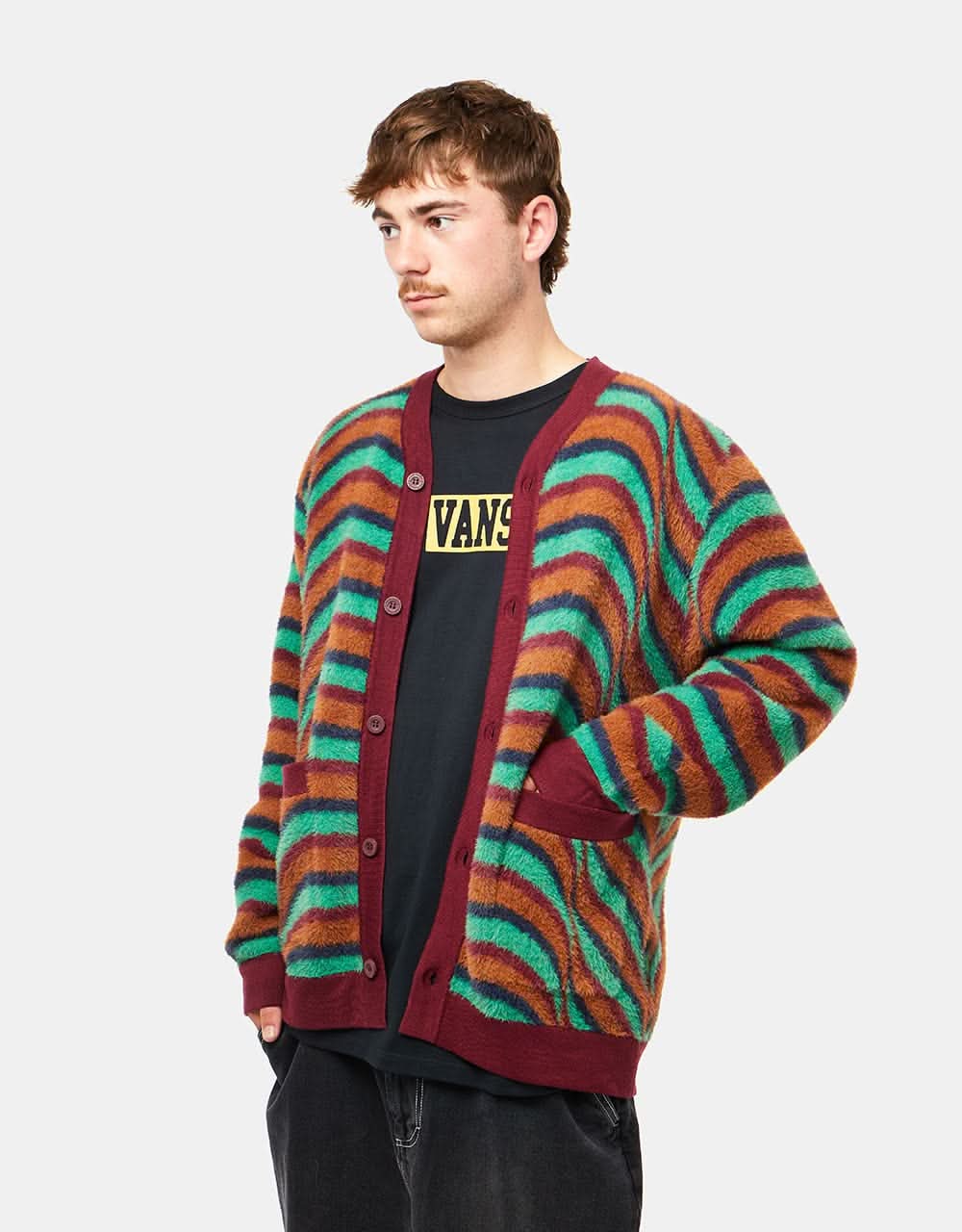 Quasi Fuzz Cardigan - Emerald