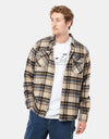 Route One Logan Flannel Shirt - Natural