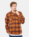Route One Logan Flannel Shirt - Ginger