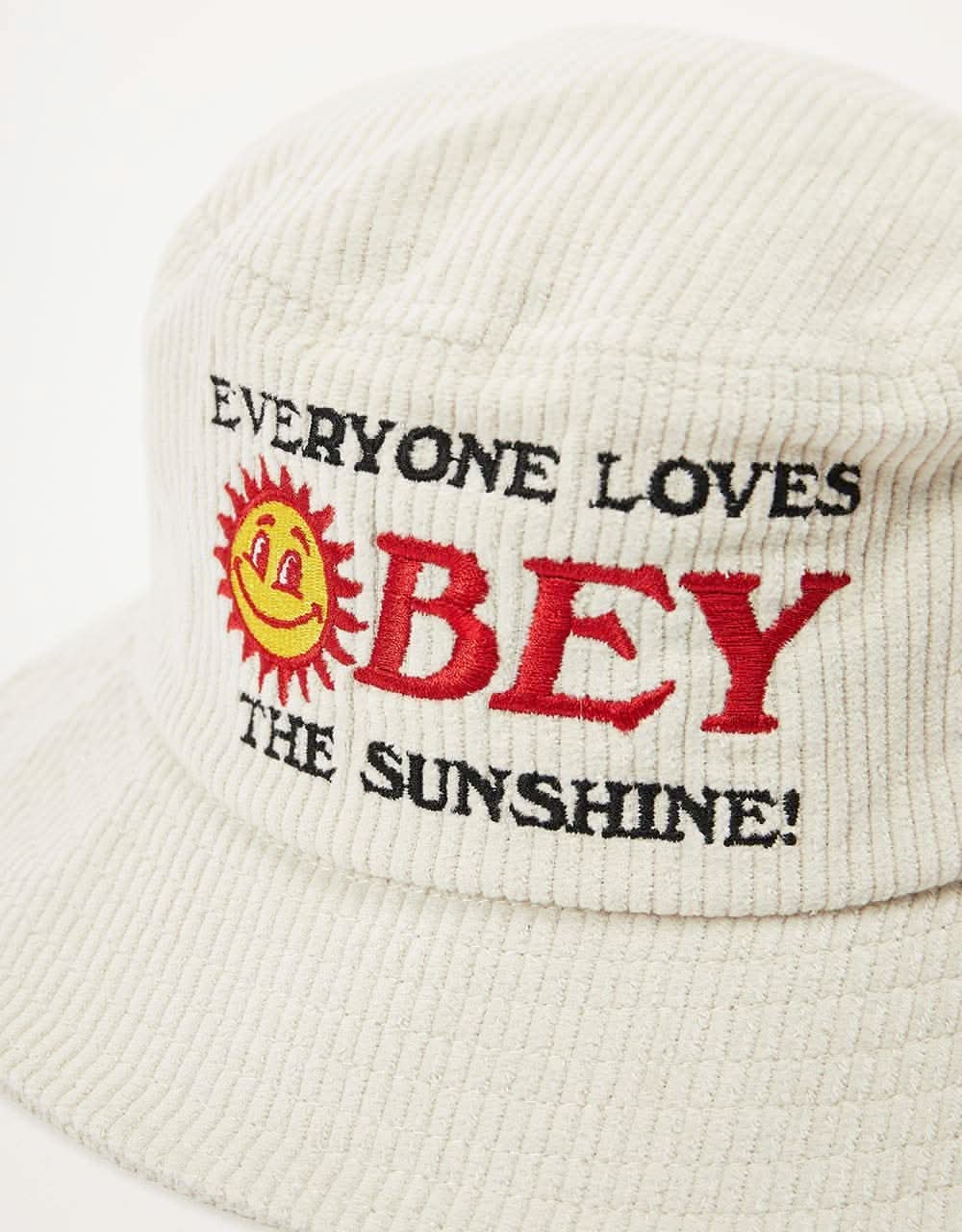 Obey Sunshine Bucket Hat - Off White