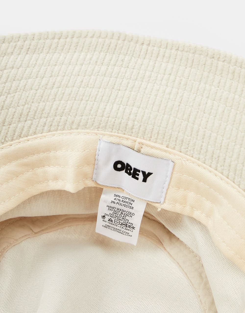 Obey Sunshine Bucket Hat - Off White
