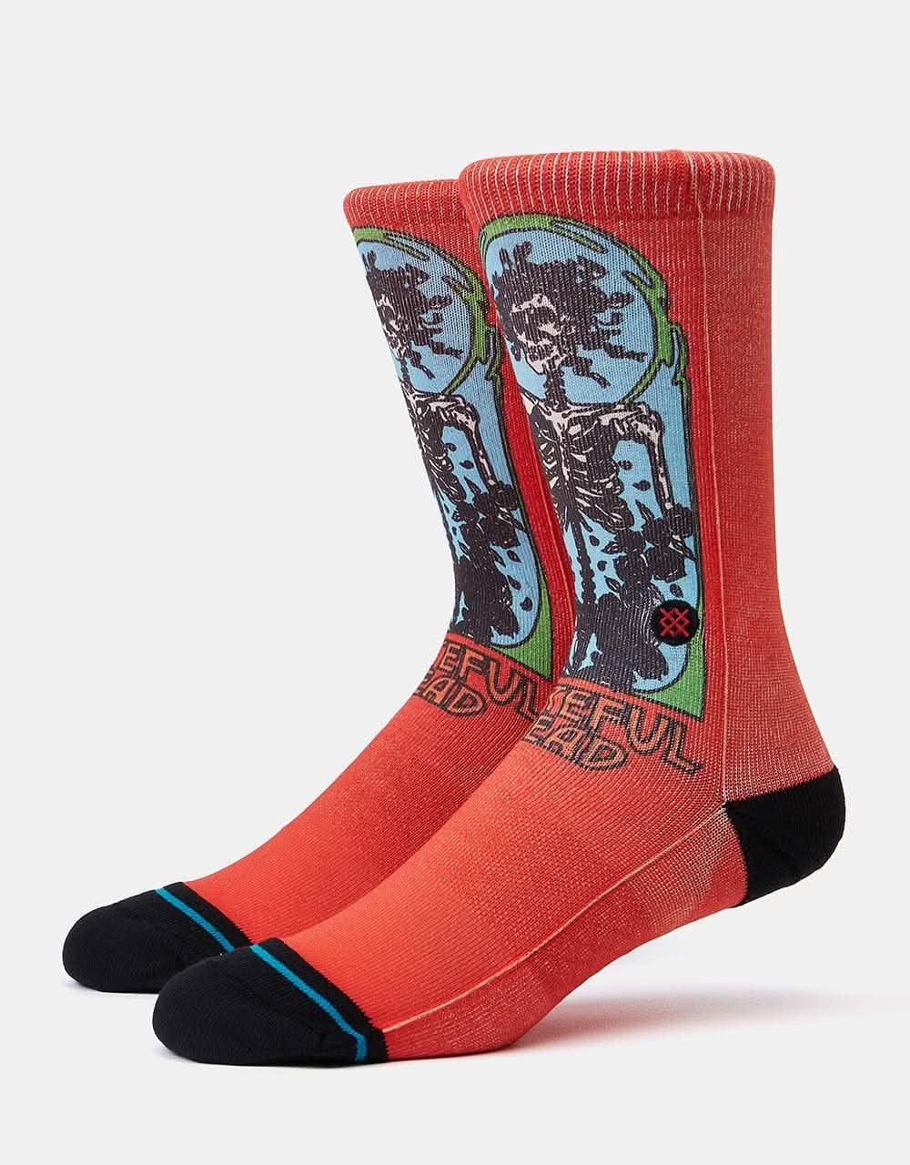 Stance x Grateful Dead Ful Crew Socks - Washed Black