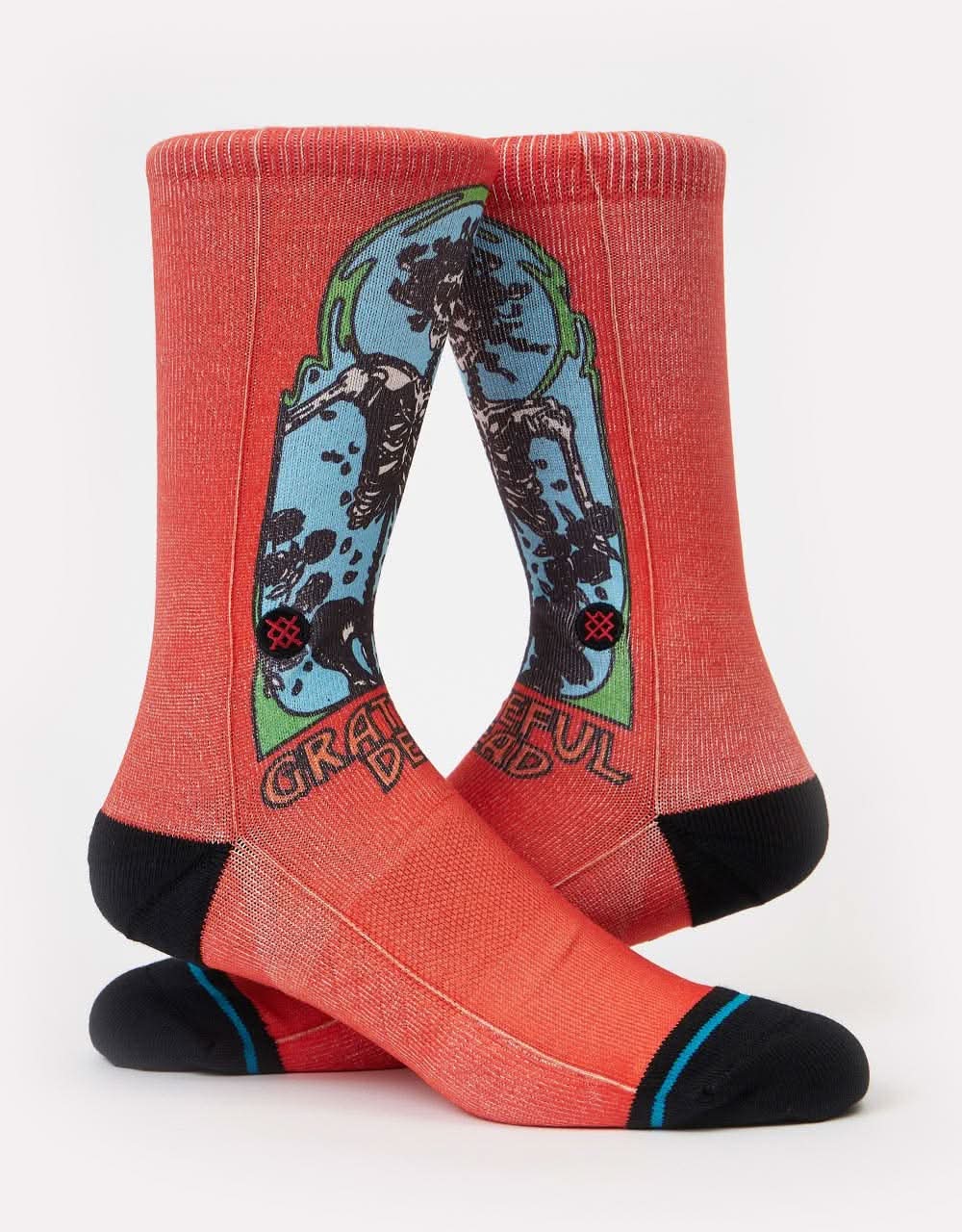 Stance x Grateful Dead Ful Crew Socks - Washed Black