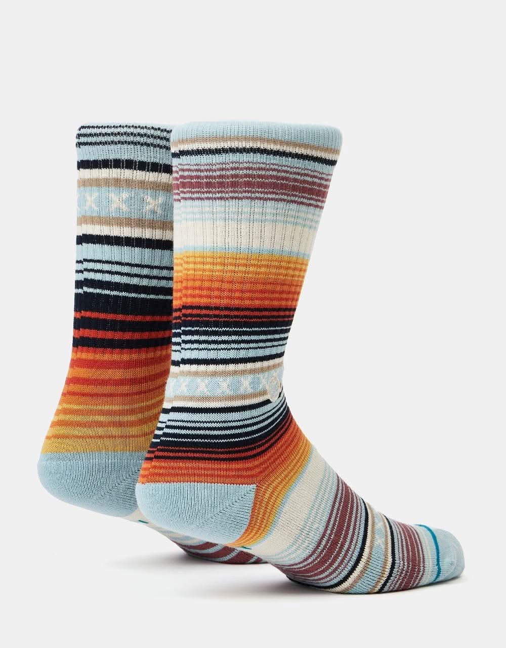 Stance Curren St Crew Crew Socks - Light Blue