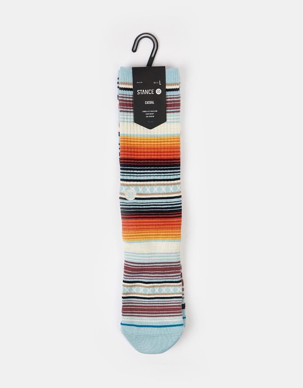 Stance Curren St Crew Crew Socks - Light Blue