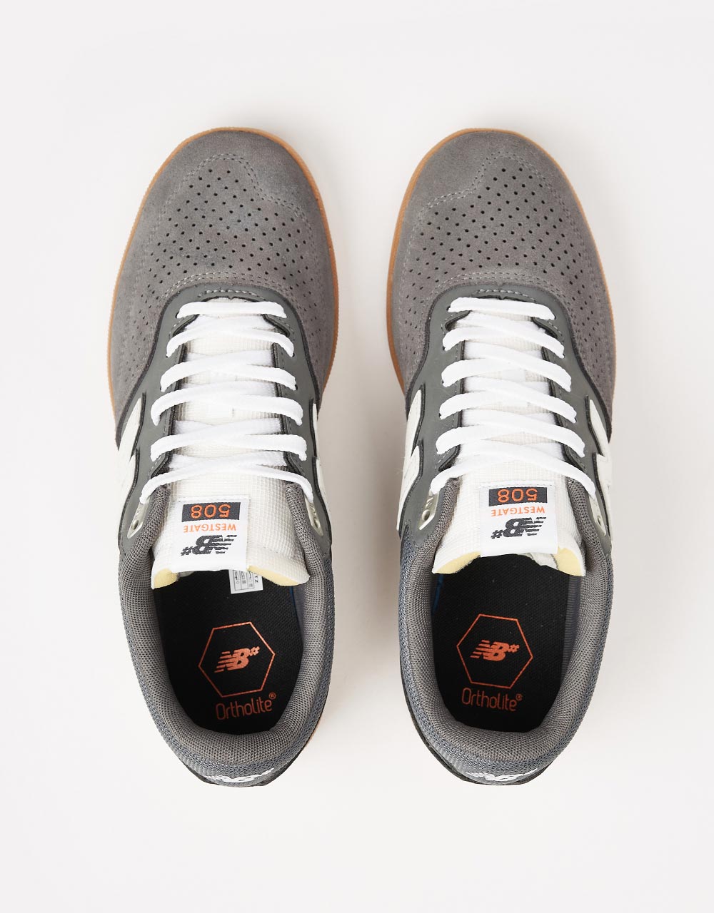 New Balance Numeric 508 Skate Shoes - Grey/Gum