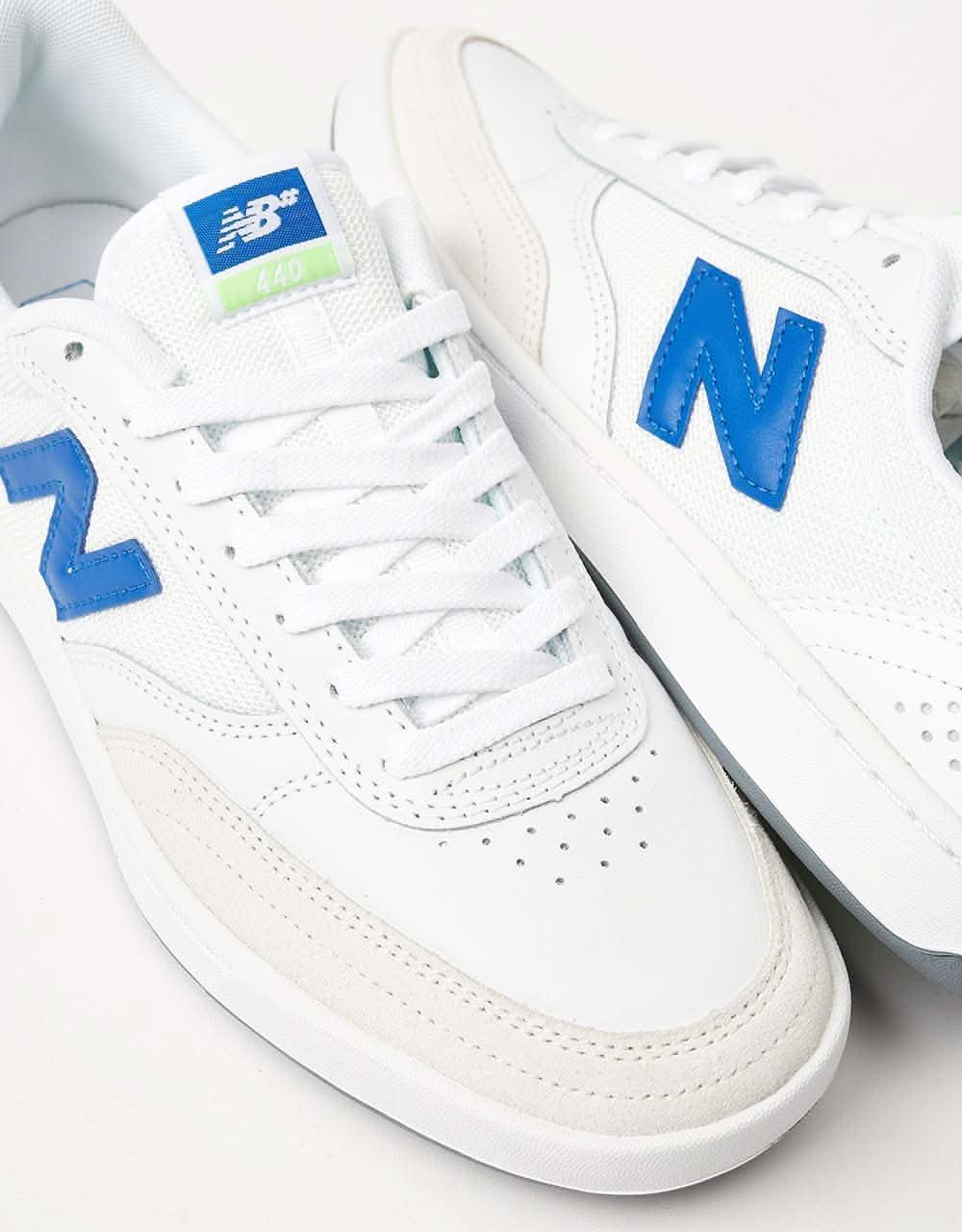 New Balance Numeric 440 Skate Shoes - White/Royal