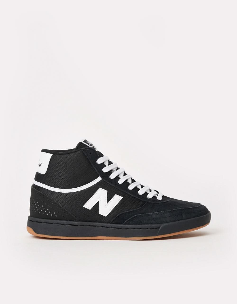 New Balance Numeric 440 Hi Skate Shoes - Black/White