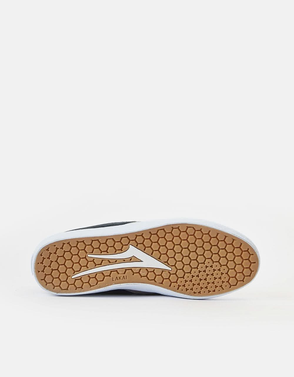 Lakai Essex Skate Shoes - Light Grey/Charcoal Suede