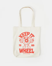 Route One Recycled Keep It Wheel Tote Bag - Natural