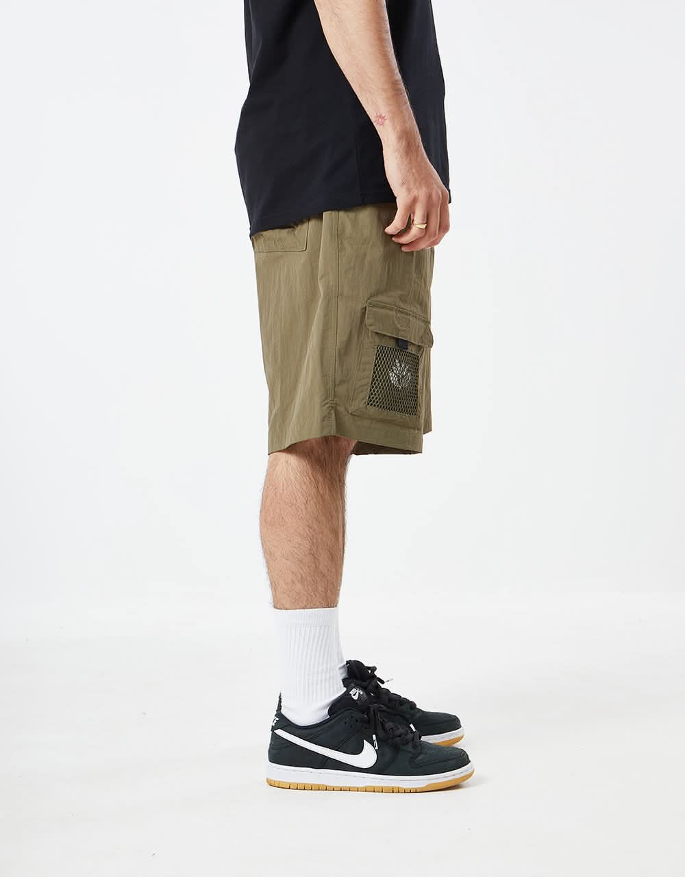 Magenta Futura Shorts - Khaki