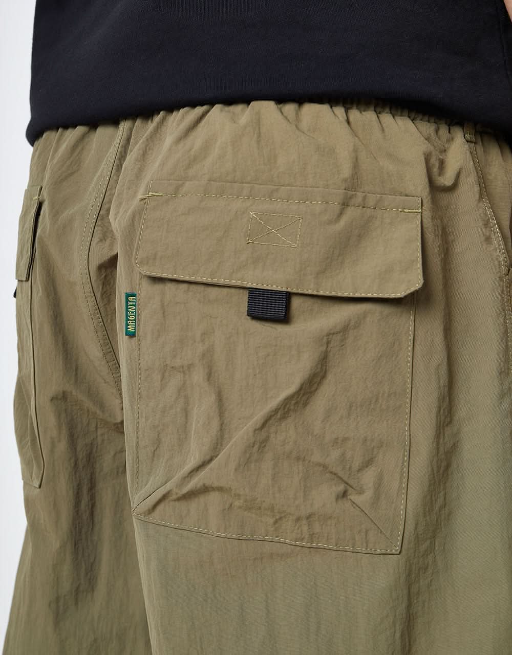 Magenta Futura Shorts - Khaki