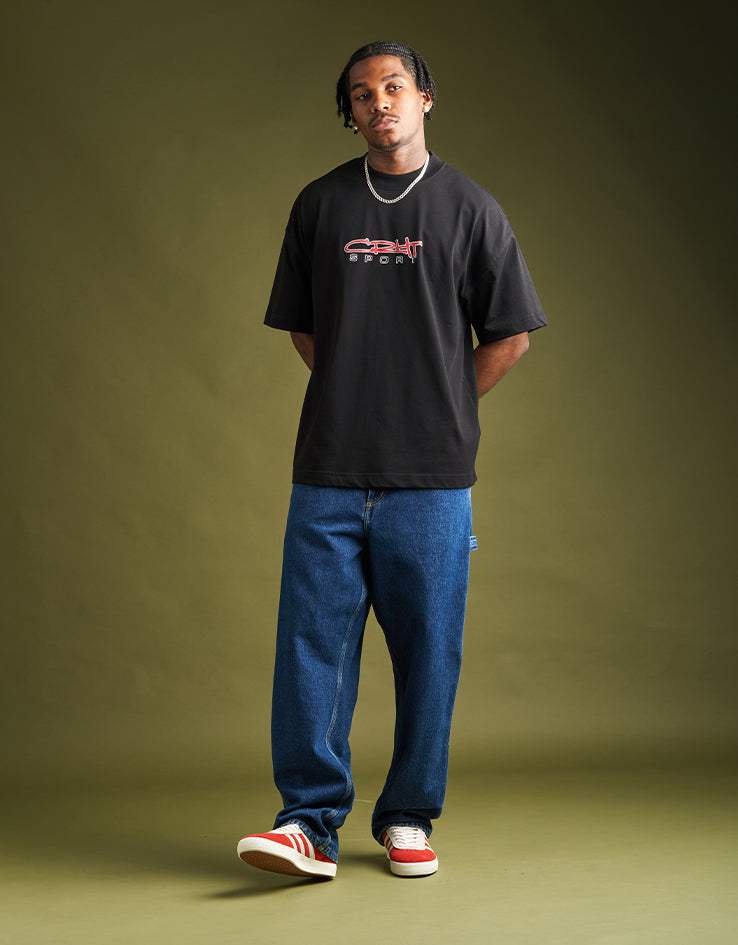 Carhartt WIP Single Knee Pant - Blue (Stone Washed) | Route One