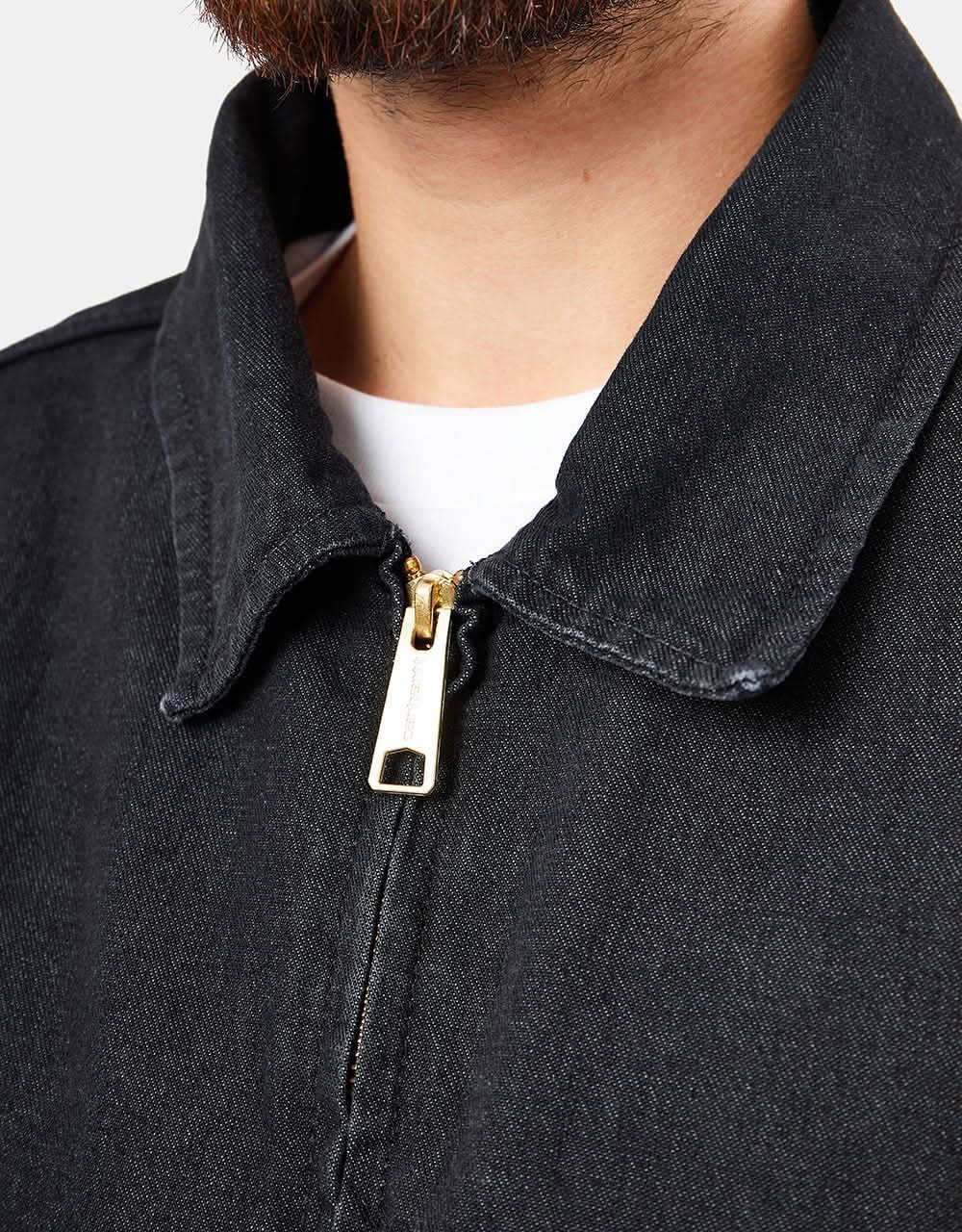 Carhartt WIP Alma Jacket - Black (Stone Washed)