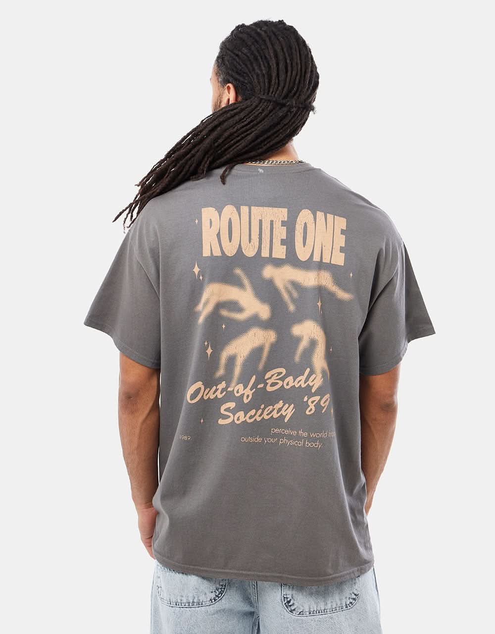Route One Ascend T-Shirt - Charcoal