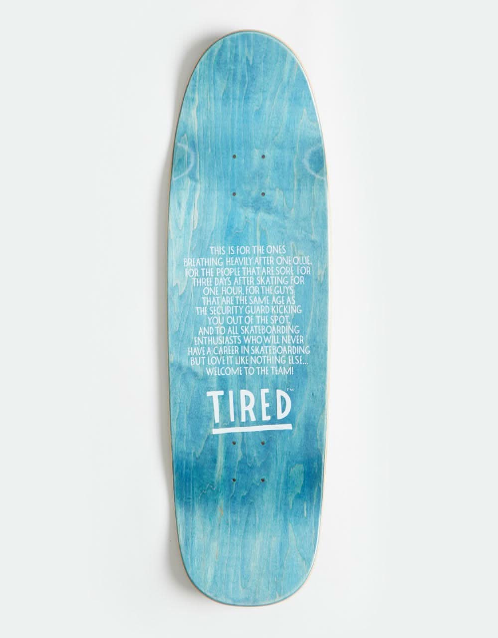 Tired Old Mobil Skateboard Deck - 9.23"
