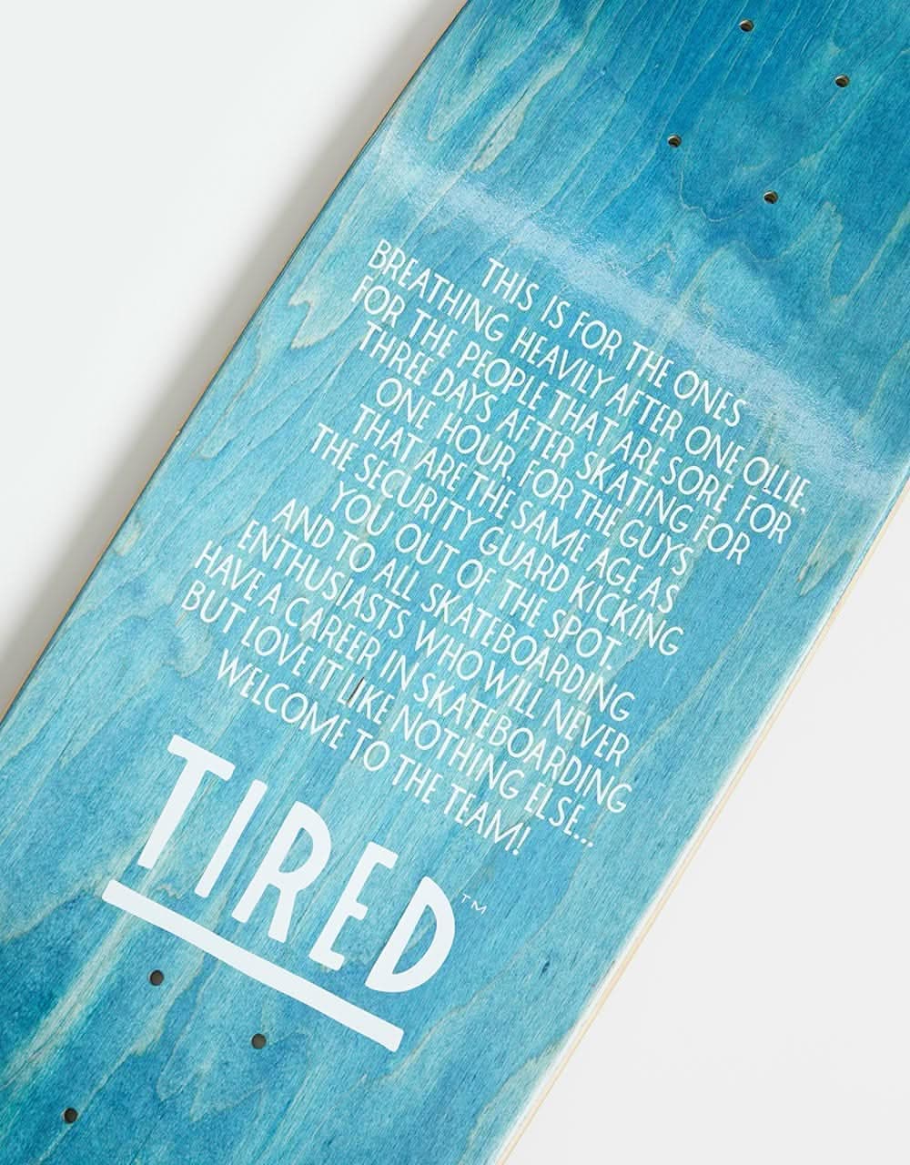 Tired Old Mobil Skateboard Deck - 9.23"