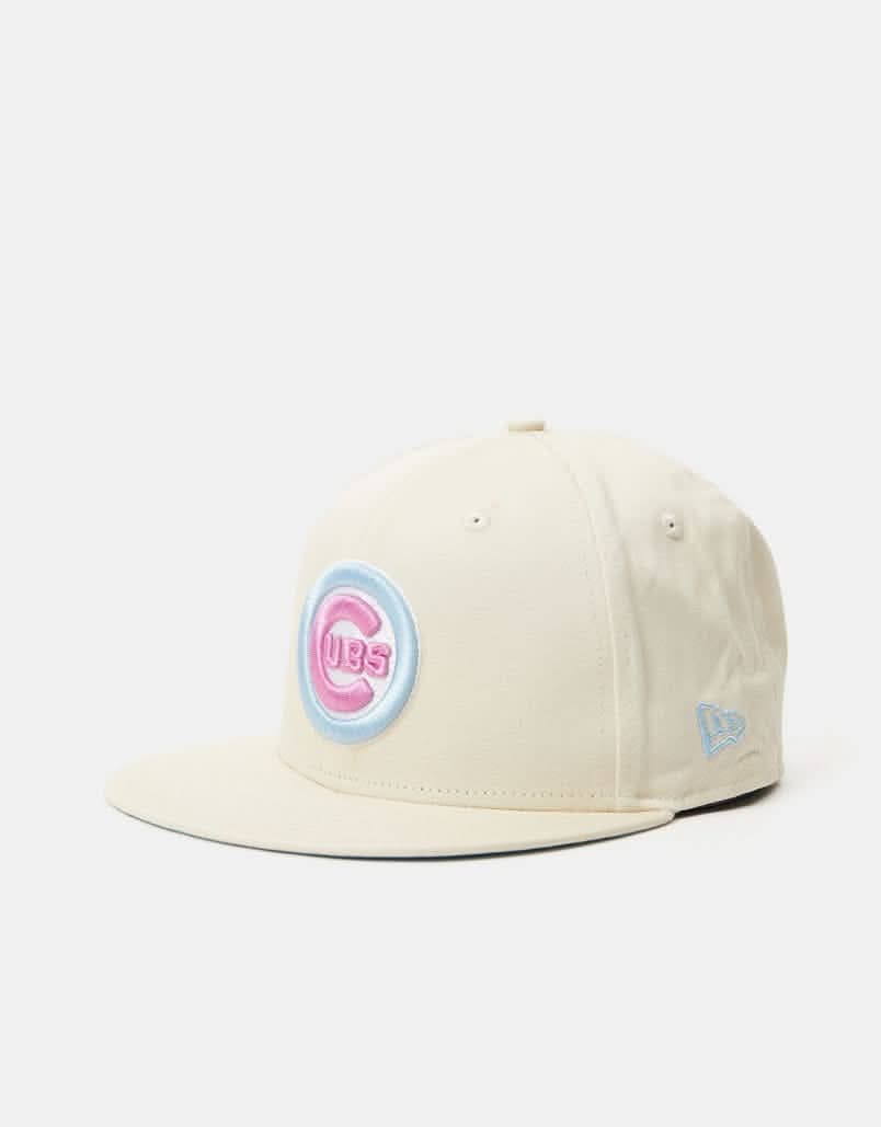 New Era 9Fifty® Chicago Cubs Pastel Patch Cap - White