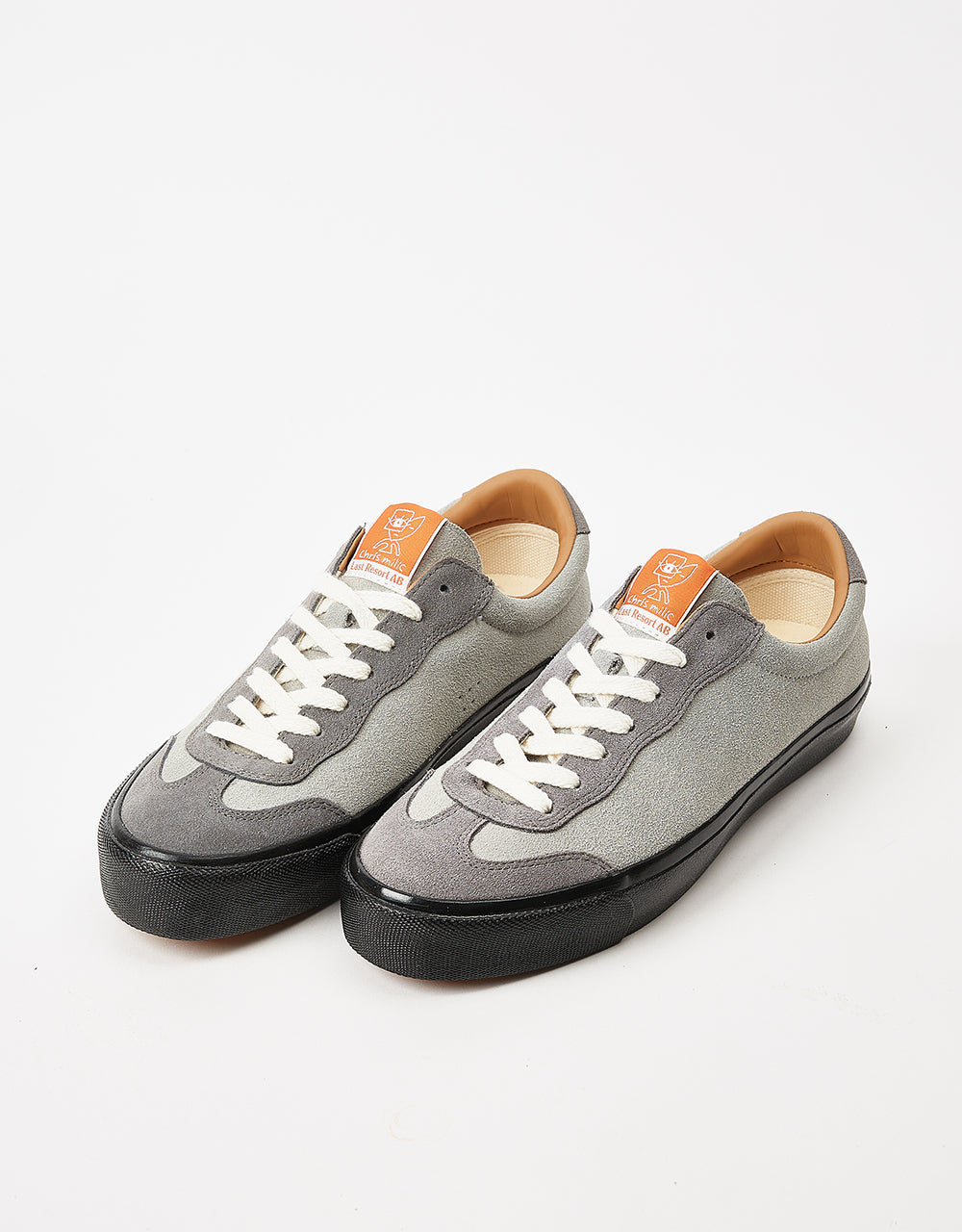 Last Resort AB VM004 Milic Suede Lo Skate Shoes - Duo Grey/Black