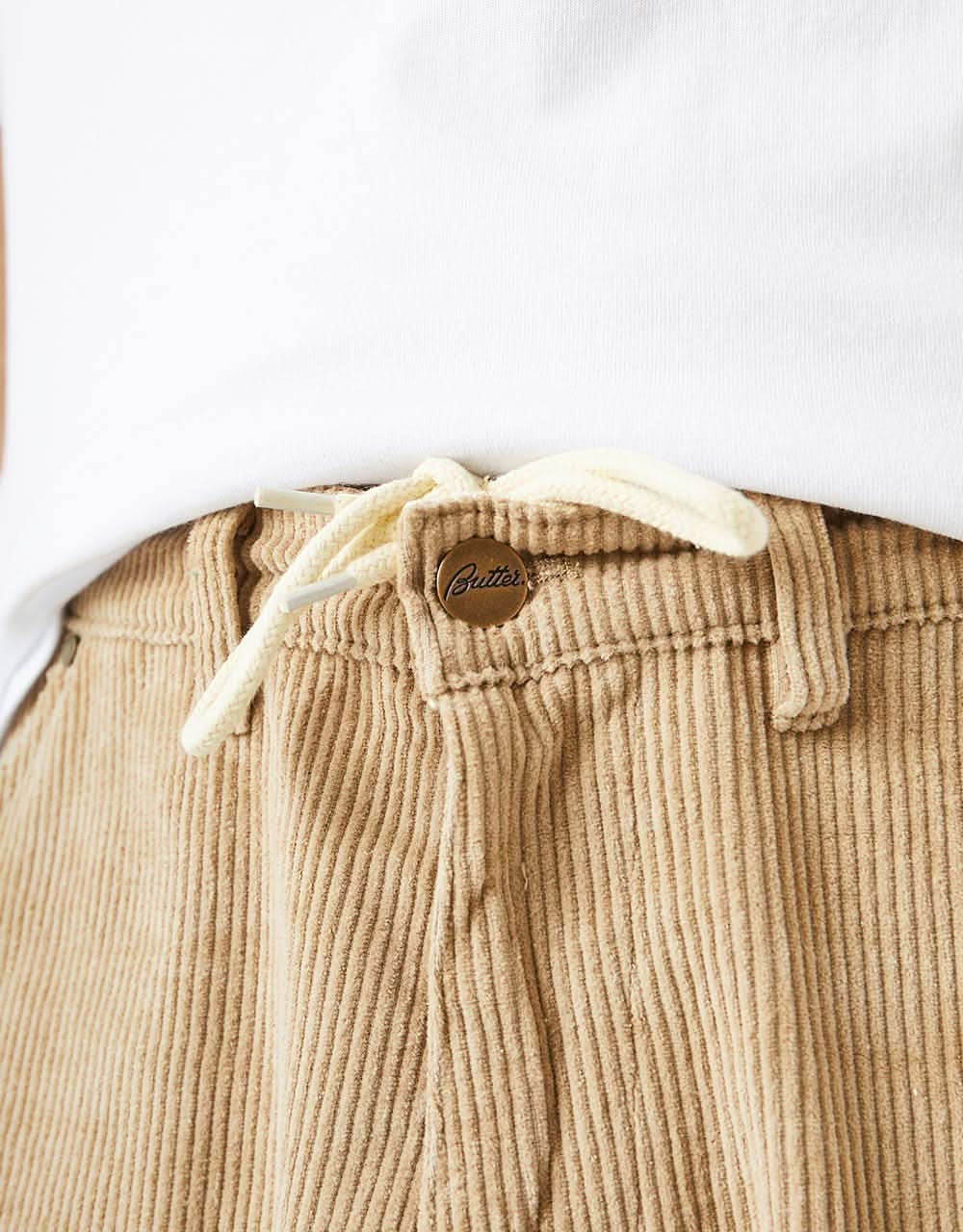 Butter Goods Corduroy Cargo Short - Khaki