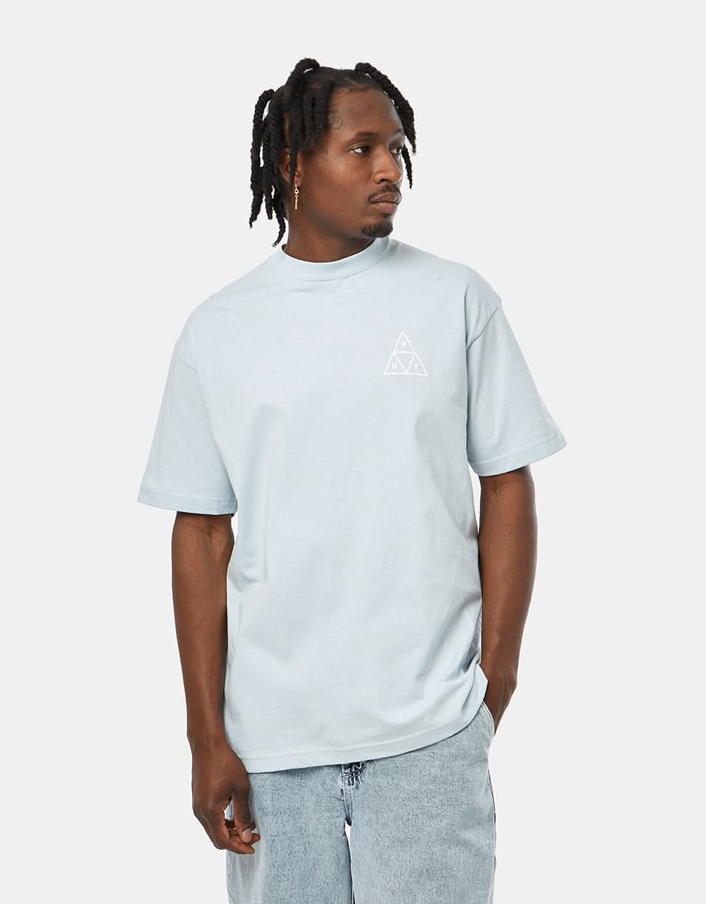 HUF Triple Triangle T-Shirt - Sky Blue