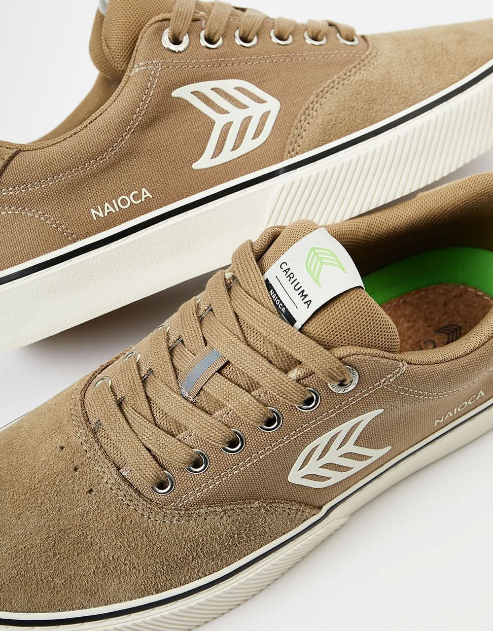 Cariuma Naioca Skate Shoes - Burnt Sand/Ivory