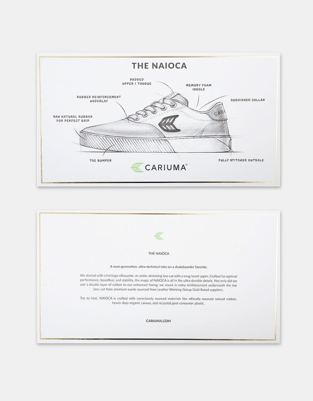 Cariuma Naioca Skate Shoes - Burnt Sand/Ivory