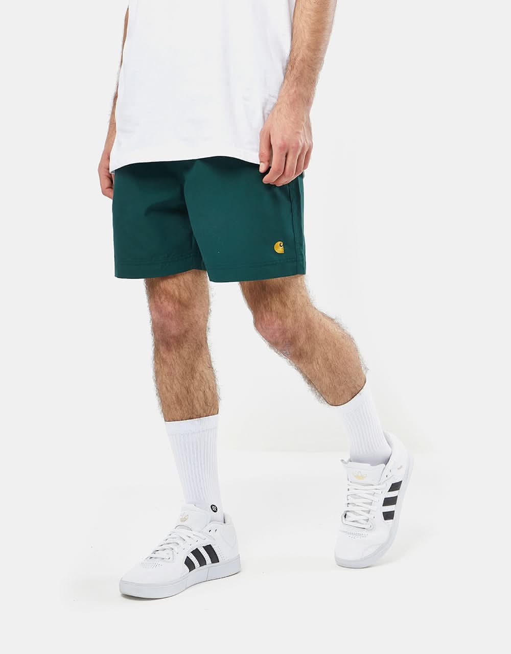Carhartt WIP Chase Swim Trunk - Discovery Green/Gold